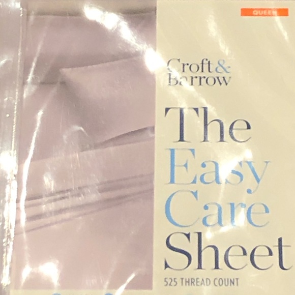 Croft & Barrow Boxpleat Bedskirt Queen- White NWT